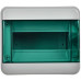 TEKFOR Корпус пластиковый КМПн-8 IP65 зеленая прозрачная дверь IEK