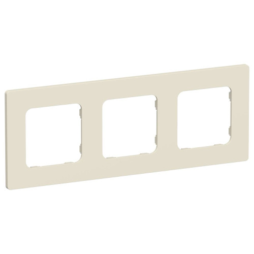 FLITE Рамка 3-местная РУ-3-К-ФлСл сливочный IEK