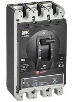 ARMAT Автоматический выключатель в литом корпусе 3P типоразмер I 85кА 630А расцепитель термомагнитный регулируемый IEK