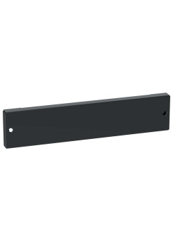 ITK LINEA S Панель сплошная цоколя 100х600мм черная