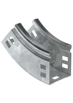 ESCA Поворот плавный 45град тип В10 50х50мм HDZ IEK