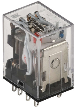 Реле РЭК78/4(MY4) с индикацией 3А 12В DC IEK