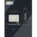 Прожектор СДО 06-10 светодиодный черный IP65 4000K IEK
