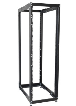 ITK Стойка открытая монтажная двухрамная LINEA F 24U 600x800мм с регулируемой глубиной чёрная