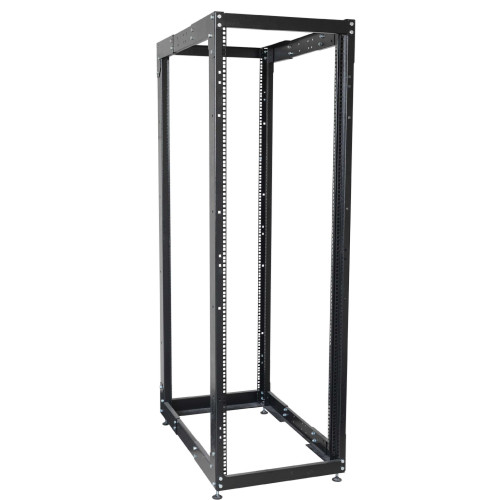 ITK Стойка открытая монтажная двухрамная LINEA F 37U 600x800мм с регулируемой глубиной чёрная