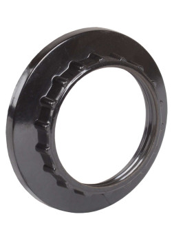 Кольцо абажурное КП27-К01 к патрону Е27 бакелит черный (индивидуальный пакет) IEK