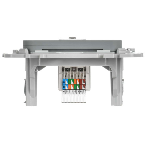 FLITE Розетка компьютерная RJ45 категория 5Е UTP РК5е-1-0-ФлС серый IEK