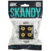 SKANDY Аудиорозетка 4-местная SK-A01Bl черный IEK
