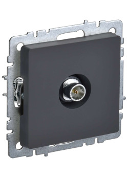 BRITE Розетка TV оконечная РТВ11-0-БрГ графит IEK