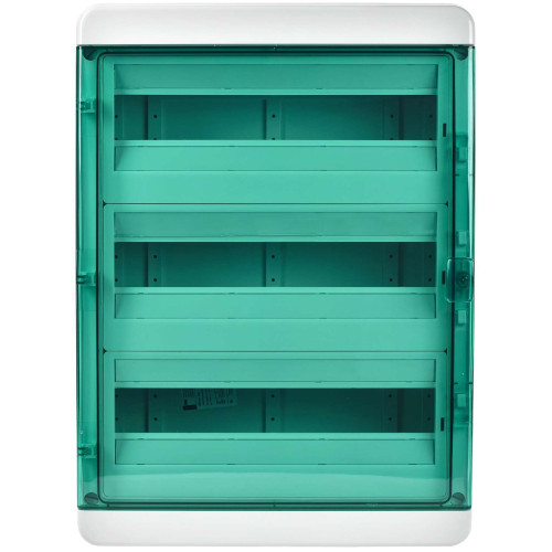 TEKFOR Корпус пластиковый КМПн-54 IP65 зеленая прозрачная дверь IEK