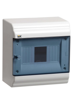 PRIME Корпус пластиковый ЩРН-П-6 модулей навесной белый IP41 IEK
