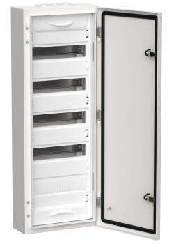 TITAN 5 Корпус металлический ЩРн-60 (1х60) 835х310х140мм IP54 белый (одна дверь) IEK