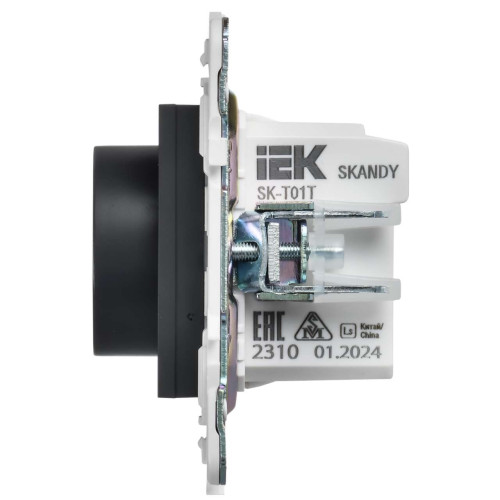 SKANDY Термостат электронный с индикацией SK-T01T титан IEK
