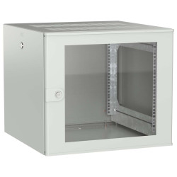 ITK UNITBOX W Шкаф настенный 9U 600х600мм дверь стеклянная серый