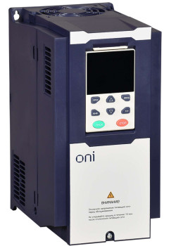 Преобразователь частоты K750 380В 3Ф 5,5-7,5кВт 13-17А со встроенным тормозом ONI