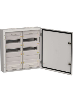 TITAN 5 Корпус металлический ЩРн-72 (2х36) 585х570х140мм IP54 серый (одна дверь) IEK