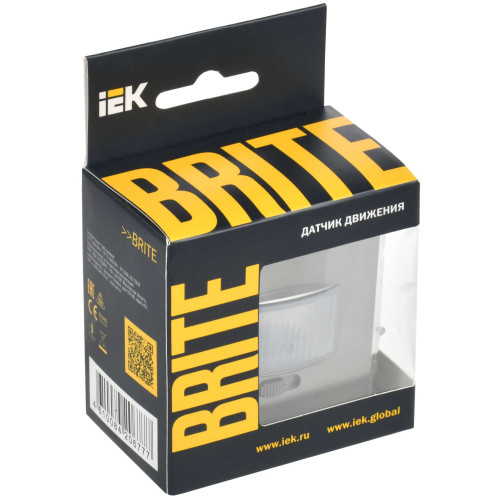 BRITE Датчик движения ДС10-1-БрС сталь IEK