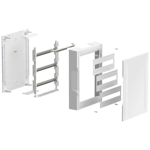 KREPTA Корпус пластиковый ЩРН-П-54 белая дверь IP40 IEK