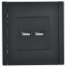 FORTE&PIANO Розетка USB A+A 3,1А FP149 черный IEK