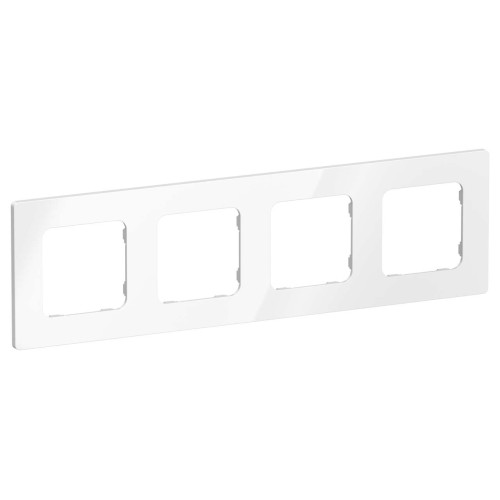 FLITE Рамка 4-местная РУ-4-К-ФлБ белый IEK