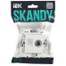 SKANDY Розетка двойная TV+RJ45 кат.6 SK-A15W арктический белый IEK