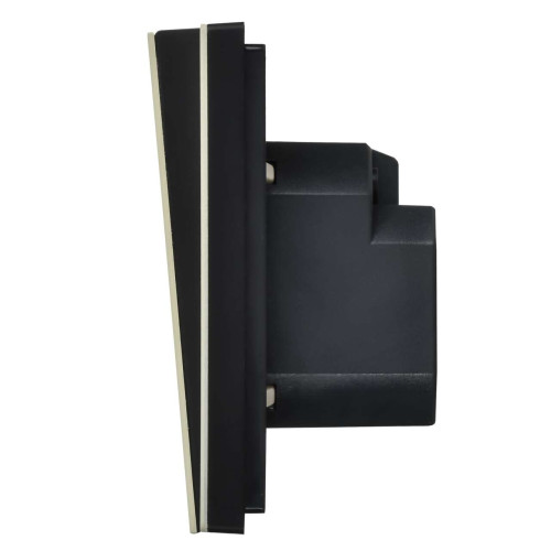 FORTE&PIANO Выключатель карточный 30А FP843M металл серый сланец IEK