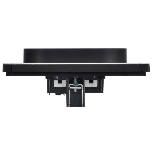 FORTE&PIANO Розетка 2-местная с заземлением без защитных шторок безвинтовое крепление 16А FP224M металл белый IEK