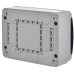 TEKFOR Корпус пластиковый КМПн-12 IP65 черная прозрачная дверь IEK