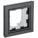 BRITE Рамка 1-местная IP44 РУ-1-БрЧ-44 черный IEK