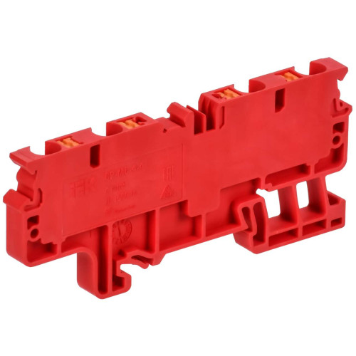ARMAFIX Клемма пружинная Push In CP-MC 4 вывода 4мм2 красная IEK ARMAFIX Клемма пружинная Push In CP-MC 4 вывода 4мм2 красная IEK