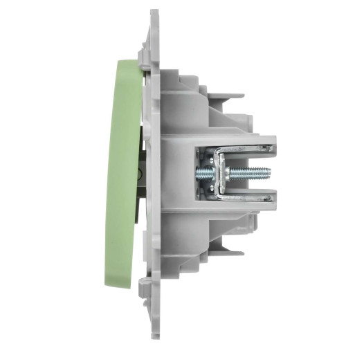 FLITE Выключатель 1-клавишный 10А ВС11-1-0-ФлФ фисташковый IEK