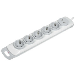 Удлинитель У05В 5 мест 2P+PE/1,5м 3х1мм2 16А/250В USBх2 MODERN IEK