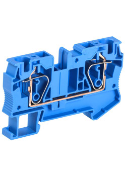 Клемма пружинная КПИ 2в-6 57А синяя IEK