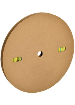 Трубка термоусадочная ТТУ нг-LS 10/5 желто-зеленая (100м/упак) IEK