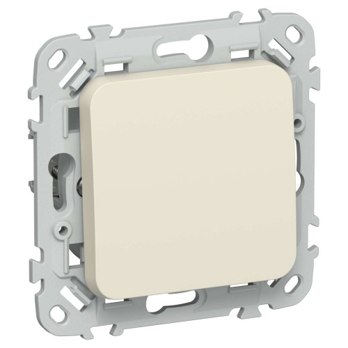 FLITE Выключатель 1-клавишный проходной 10А ВС61-1-0-ФлСл сливочный IEK