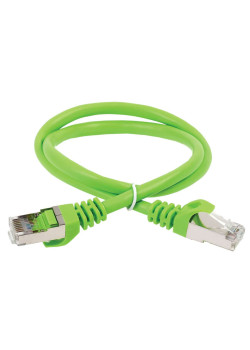 ITK Коммутационный шнур (патч-корд) кат.5E FTP 1м зеленый