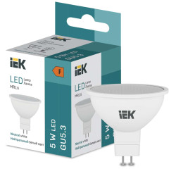 LED MR16 410lm 4000K GU5 IEK
