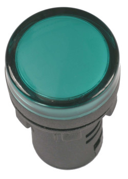 Лампа AD16DS(LED)матрица d=16мм зеленый 24В AC/DC IEK
