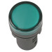 Лампа AD16DS(LED)матрица d=16мм зеленый 12В AC/DC IEK