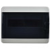 TEKFOR Корпус пластиковый КМПн-12 IP65 черная прозрачная дверь IEK