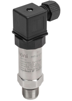 Преобразователь избыточного давления PPT10 0,5% 0-10Бар 4-20мА G1/2 DIN43650 ONI