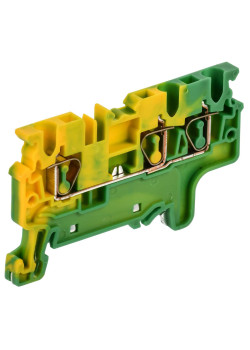 ARMAFIX Клемма пружинная CX2.5-3 PE 2,5мм2 трехконтактная заземляющая IEK