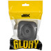 GLORY Розетка для открытой установки TV РТВ20-ХСм сталь матовый IEK