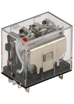 Реле РЭК77/4(LY4) с индикацией 10А 12В DC IEK