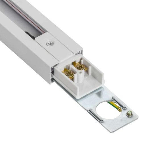 Шинопровод осветительный однофазный 2м белый IEK