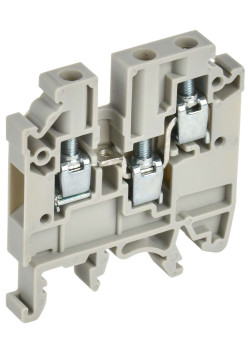 ARMAFIX Клемма винтовая CTS-MC 3 вывода 4мм2 серая IEK