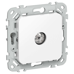 FLITE Розетка TV экранированная проходная тип M РТВм-1-1-2-ФлБ белый IEK