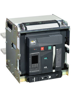 ARMAT AR-A4S TD40 3P W HR Выключатель автоматический воздушный 85кА расцепитель TD 4000А 3P выдвижной с аксессуарами ~220-240В: реле отключения, реле включения, моторный привод IEK