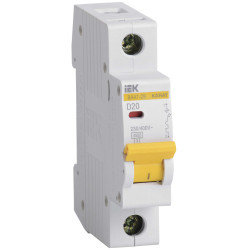 KARAT Автоматический выключатель ВА47-29 1P D 20А 4.5кА IEK