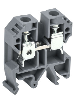 Клемма винтовая КВИ-10мм2 серая IEK